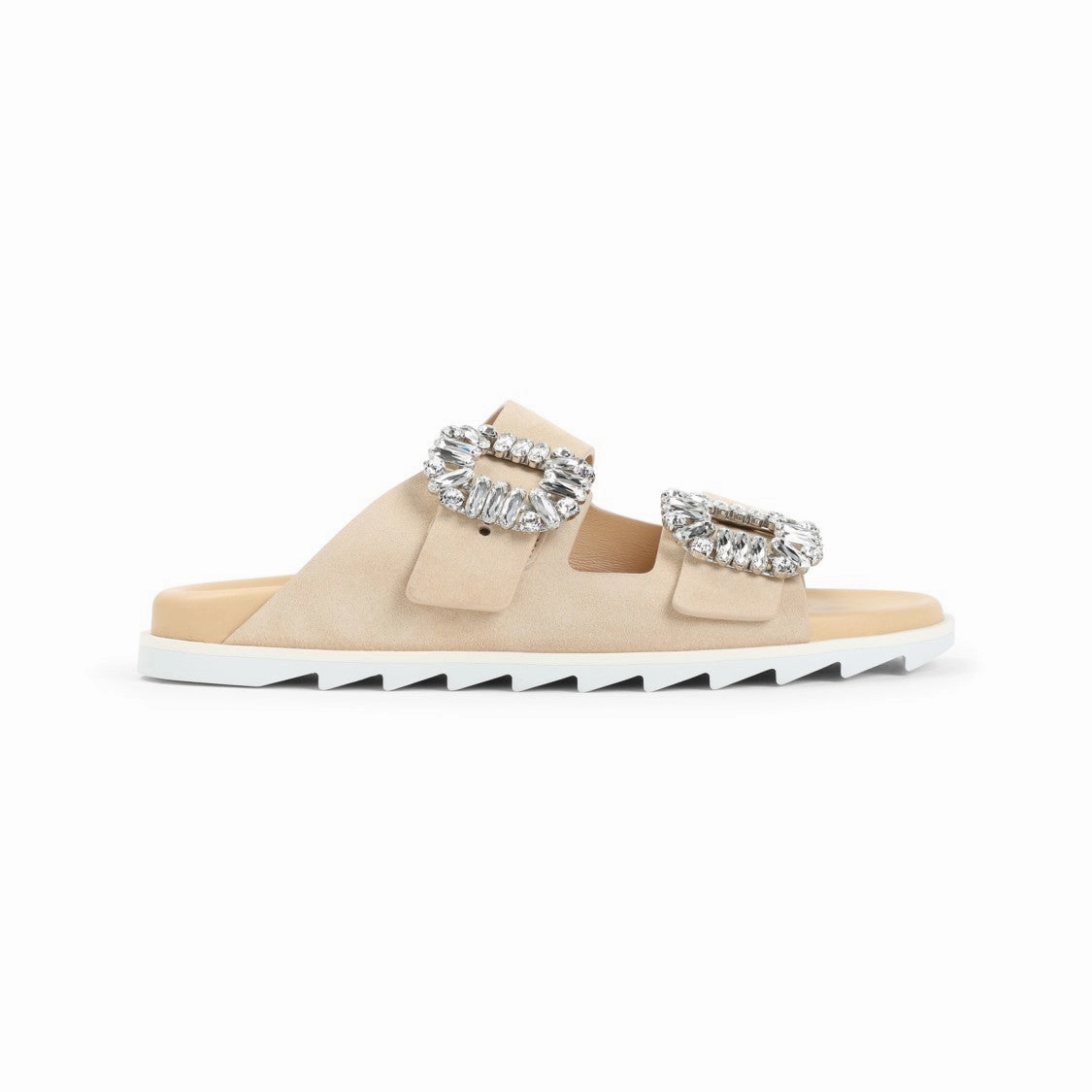 Slidy Strass Buckle Sandals