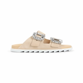 Slidy Strass Buckle Sandals