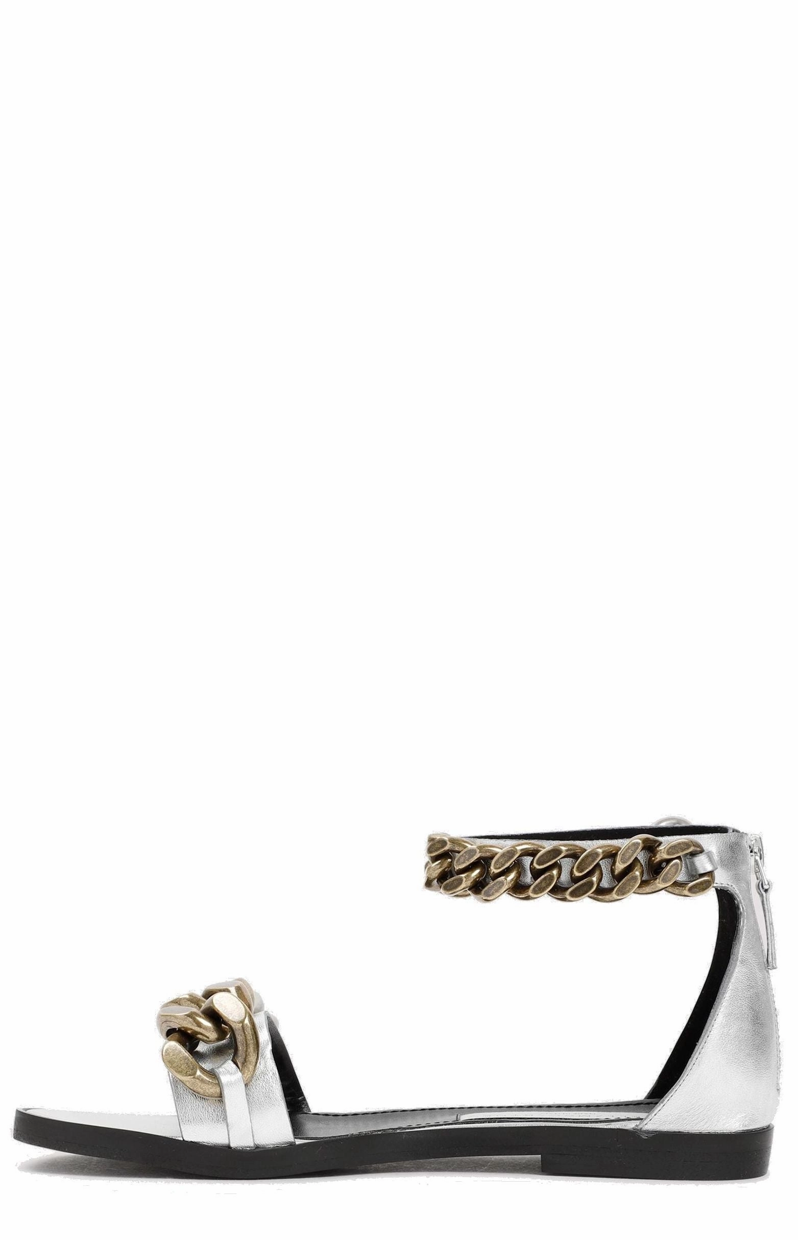 Stella McCartney Chain-Link Detailed Open Toe Sandals