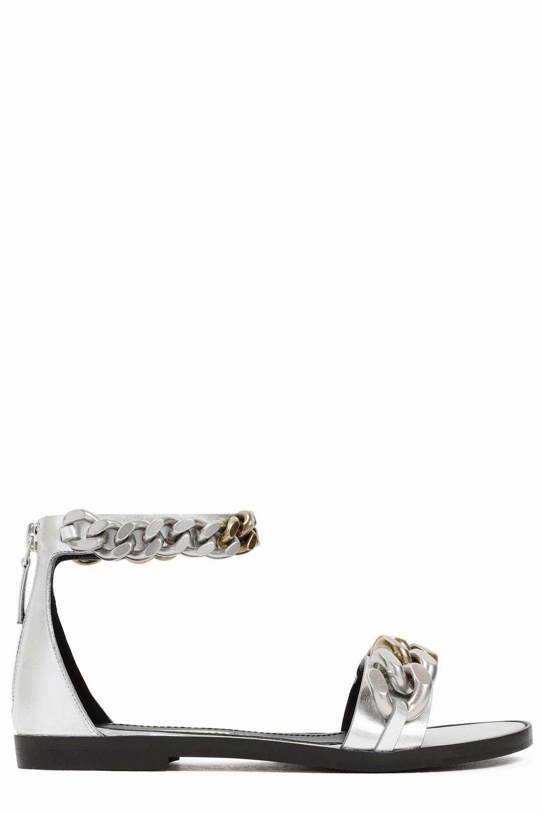 Stella McCartney Chain-Link Detailed Open Toe Sandals