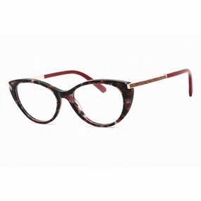 Swarovski Women's Eyeglasses - Cat Eye Shape Colored Havana Plastic Frame | SK5413 055