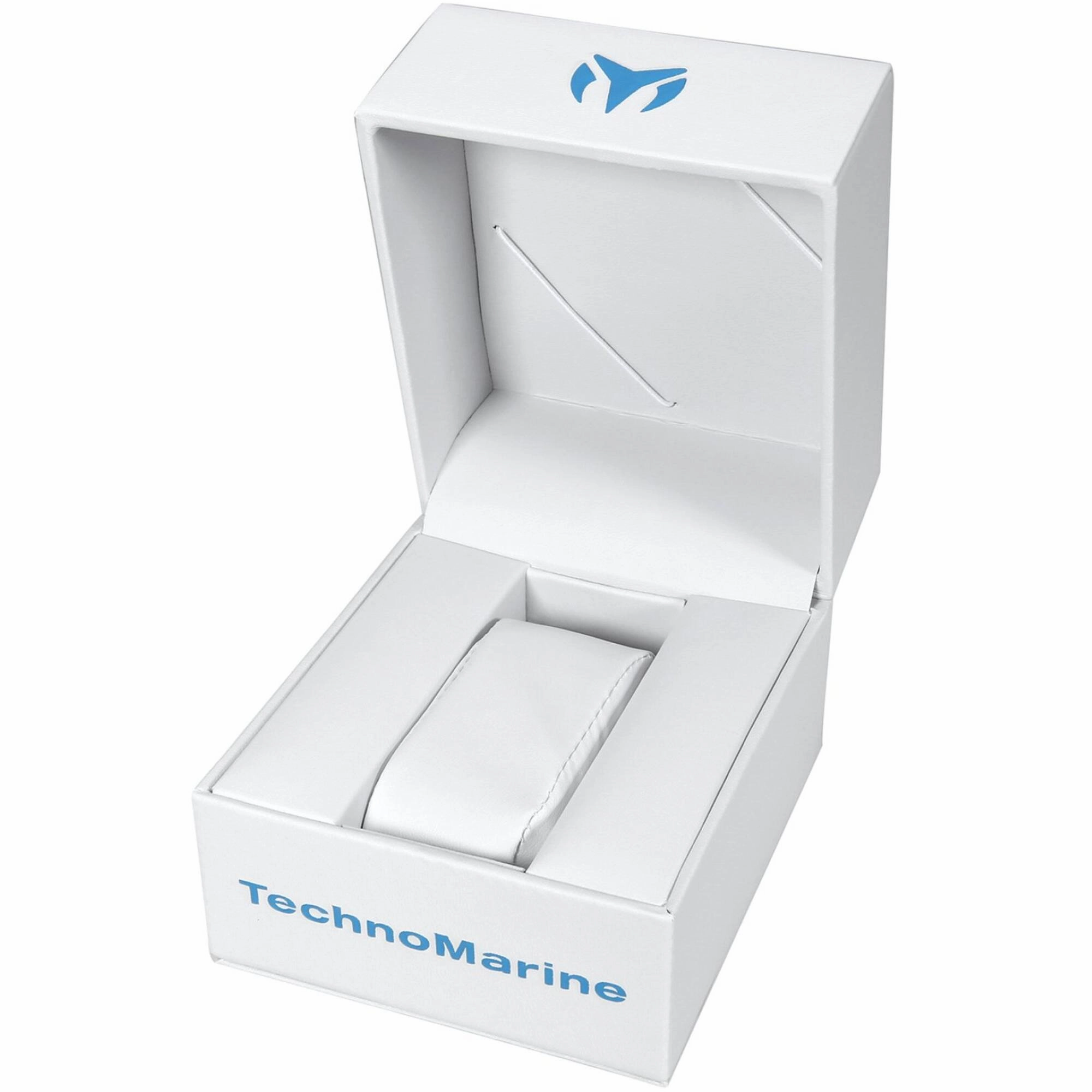 Technomarine Men's Watch - MoonSun Quartz Light Blue Dial Mesh Bracelet | TM-822020