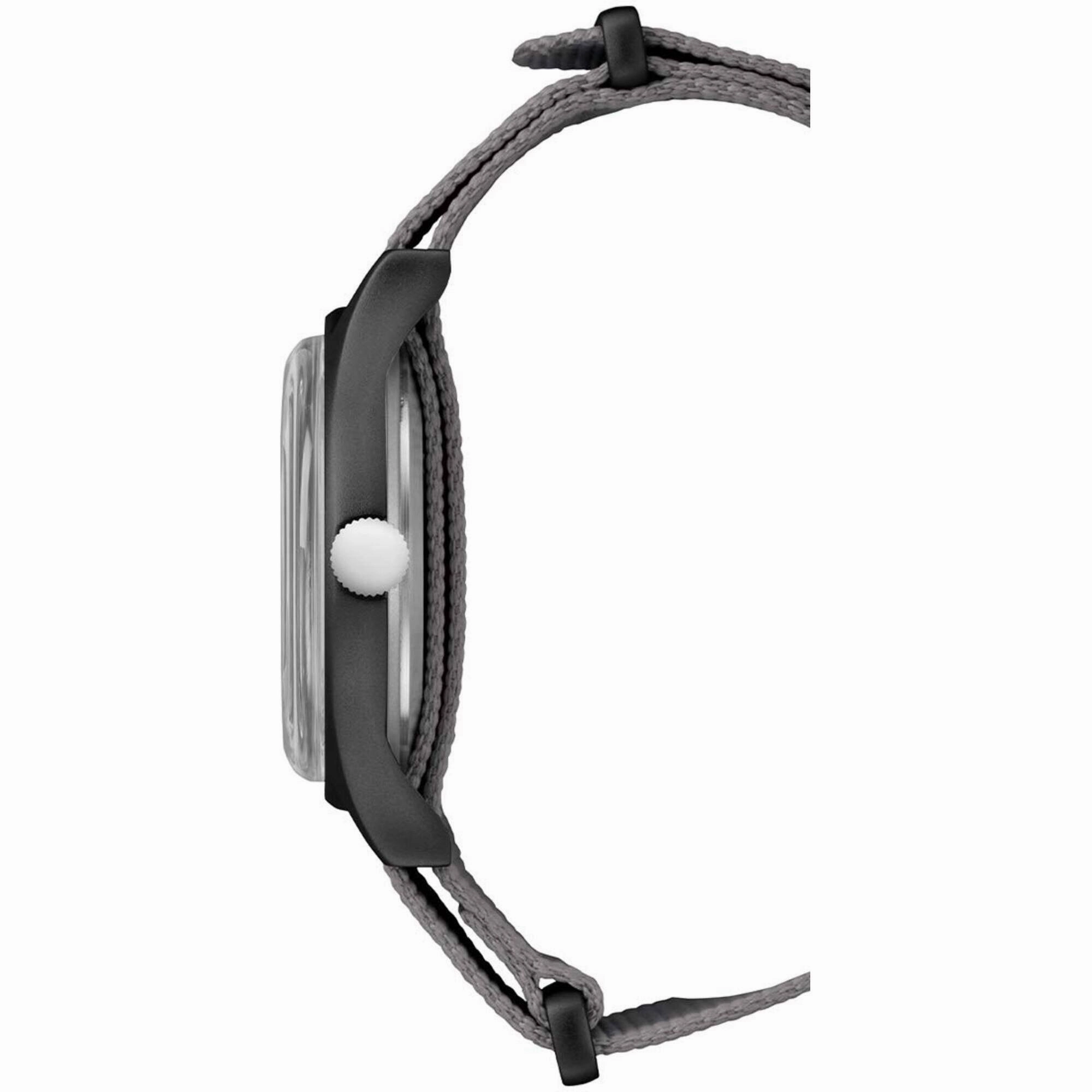 Timex Men's Watch - MK1 Quartz Black Aluminum Case Grey Dial Nylon Strap | TW2T10500