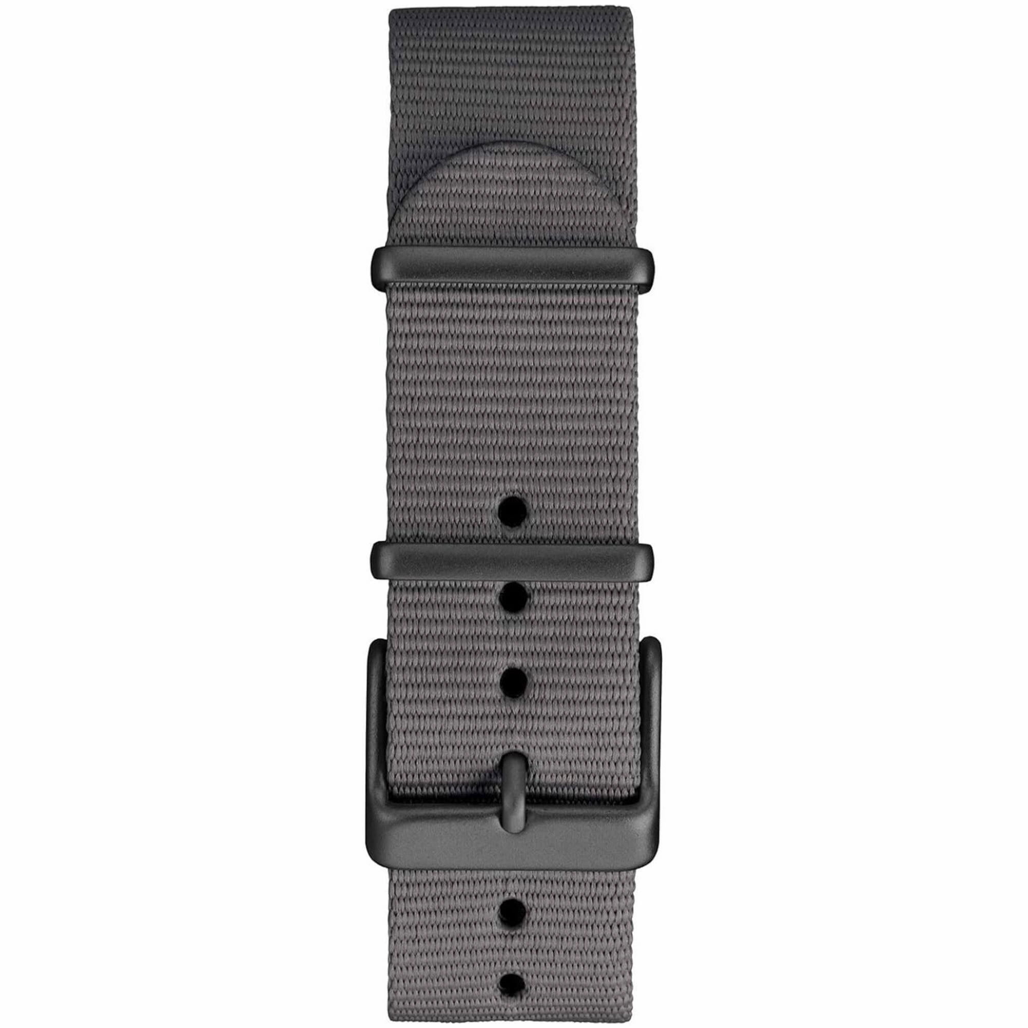 Timex Men's Watch - MK1 Quartz Black Aluminum Case Grey Dial Nylon Strap | TW2T10500