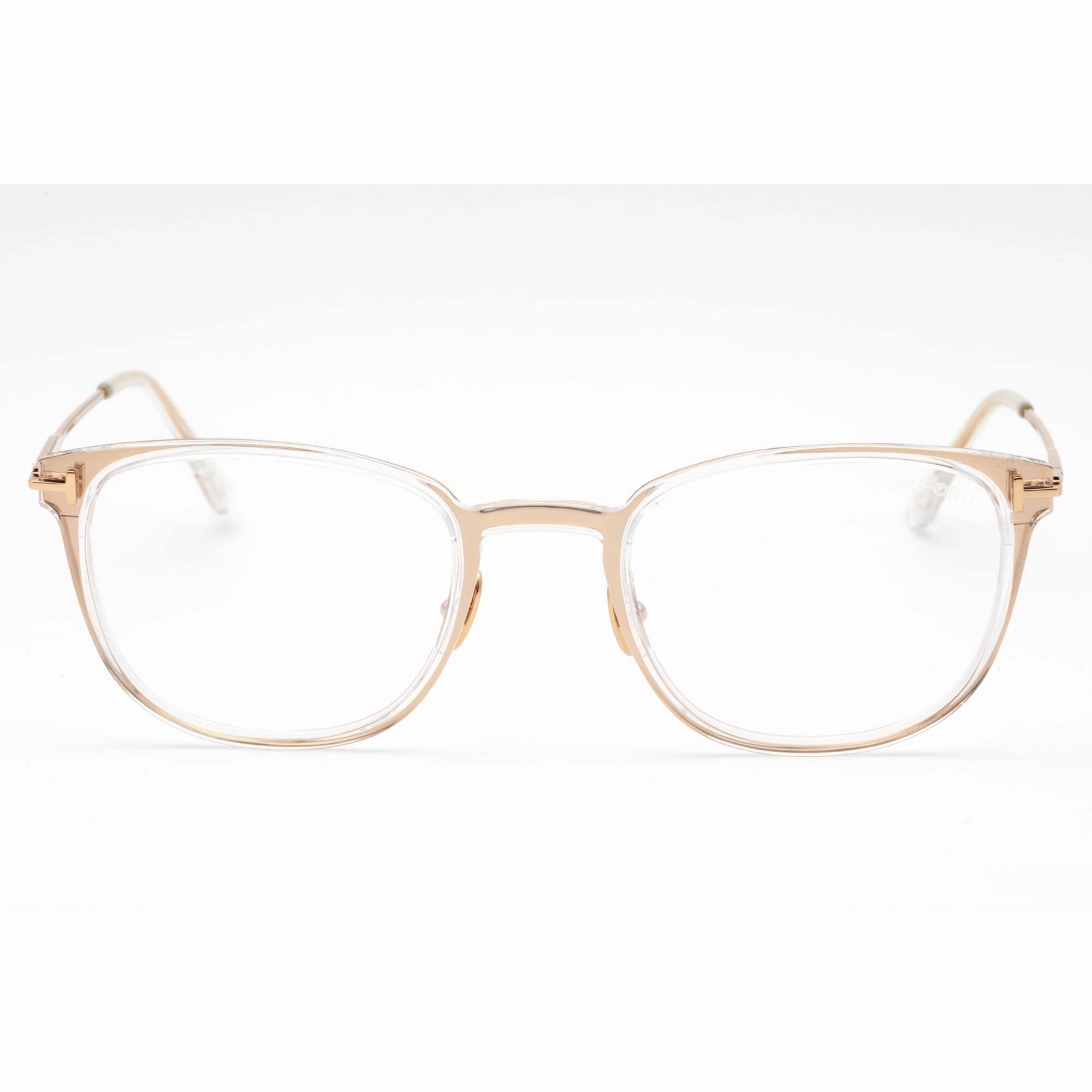 Tom Ford Men's Eyeglasses - Shiny Deep Gold Cat Eye Full Rim Frame | FT5694-B 030