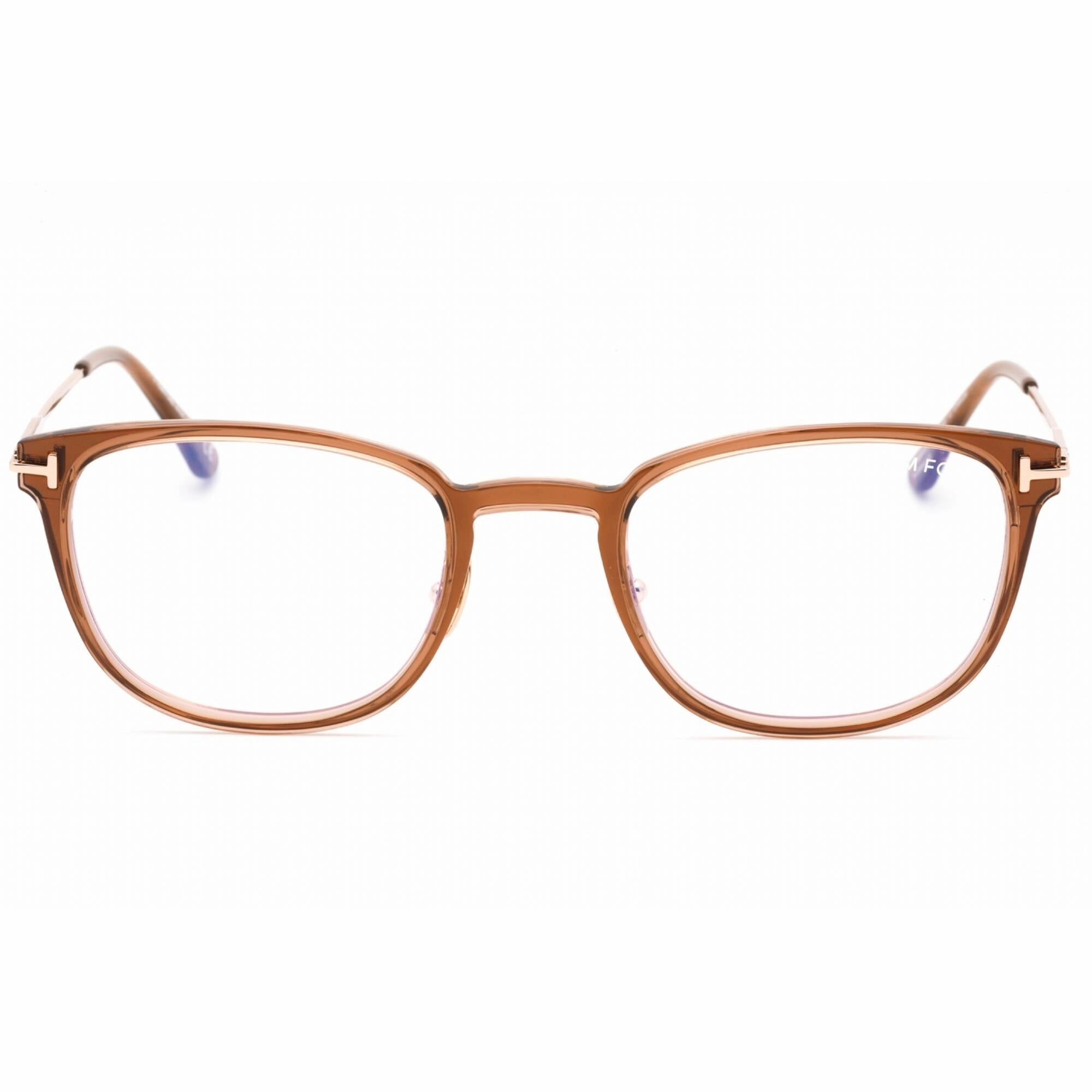 Tom Ford Men's Eyeglasses - Shiny Rose Gold Cat Eye Full Rim Frame | FT5694-B 028