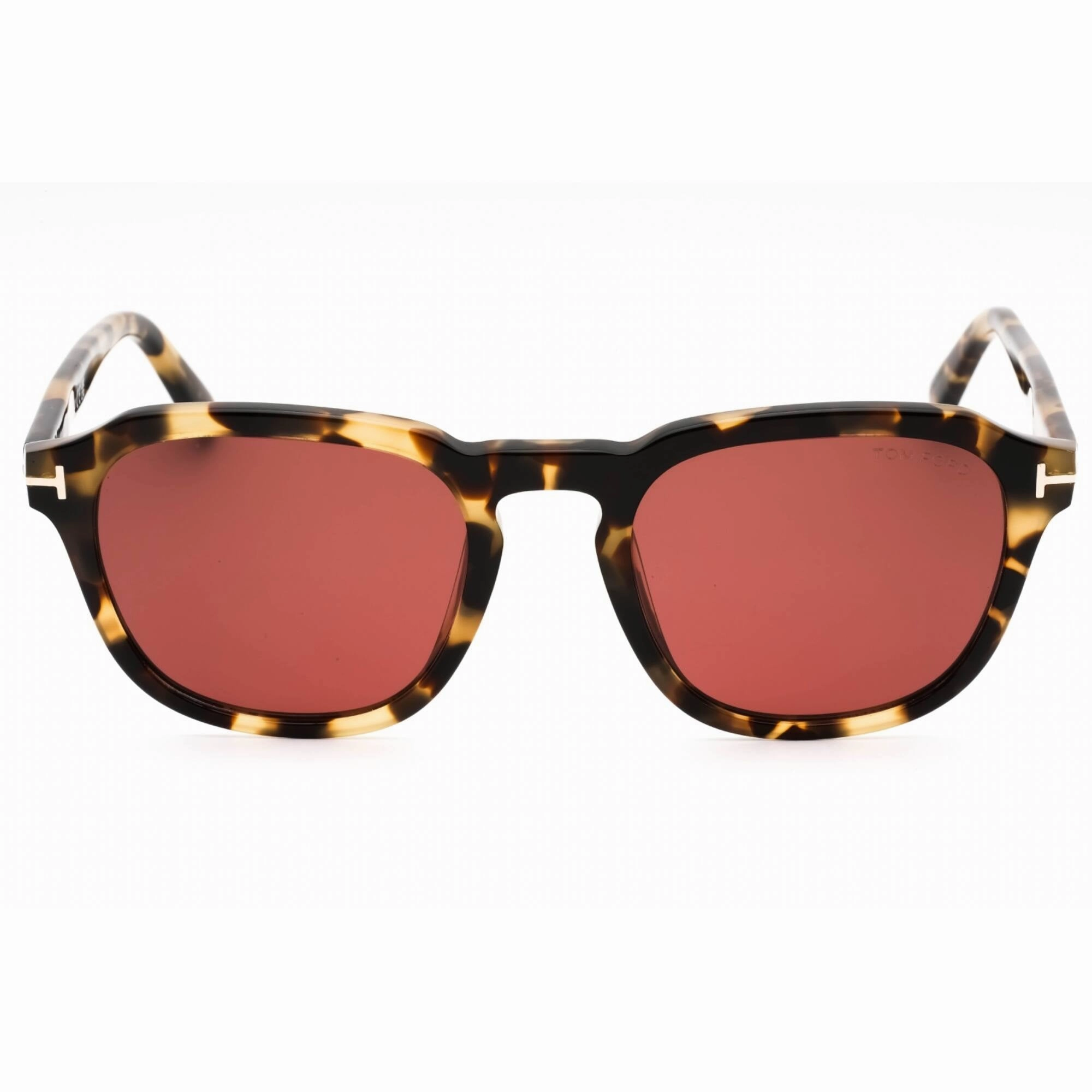 Tom Ford Men's Sunglasses - Shiny Light Tokyo Tortoise Frame Violet Lens | FT0931 56S