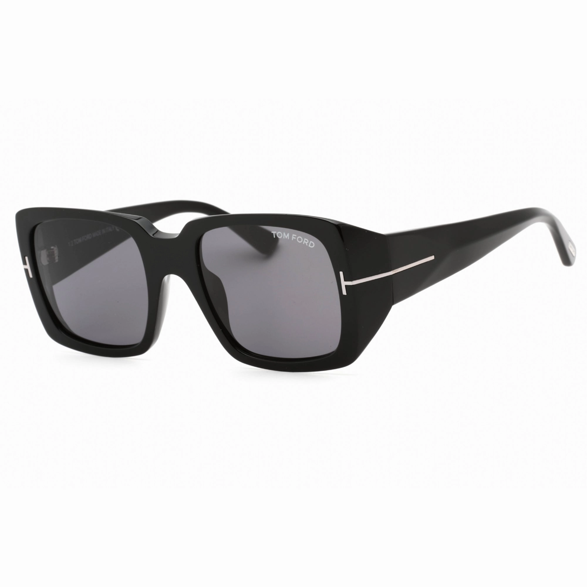 Tom Ford Women's Sunglasses - Shiny Black Plastic Square Full Rim Frame | FT1035-N 01A