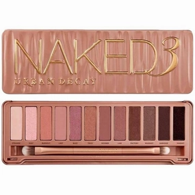 Urban Decay Women's Eyeshadow Palette - Naked 3 with Rose-Hued Neutrals, 12 Color