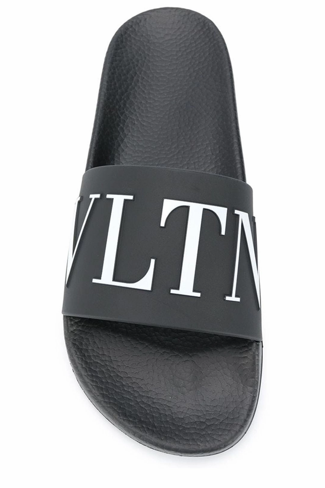 Valentino VLTN Embossed Open Toe Slides