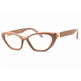Versace Women's Eyeglasses - Camel Beige Plastic Full Rim Cat Eye Frame | 0VE3356 5468