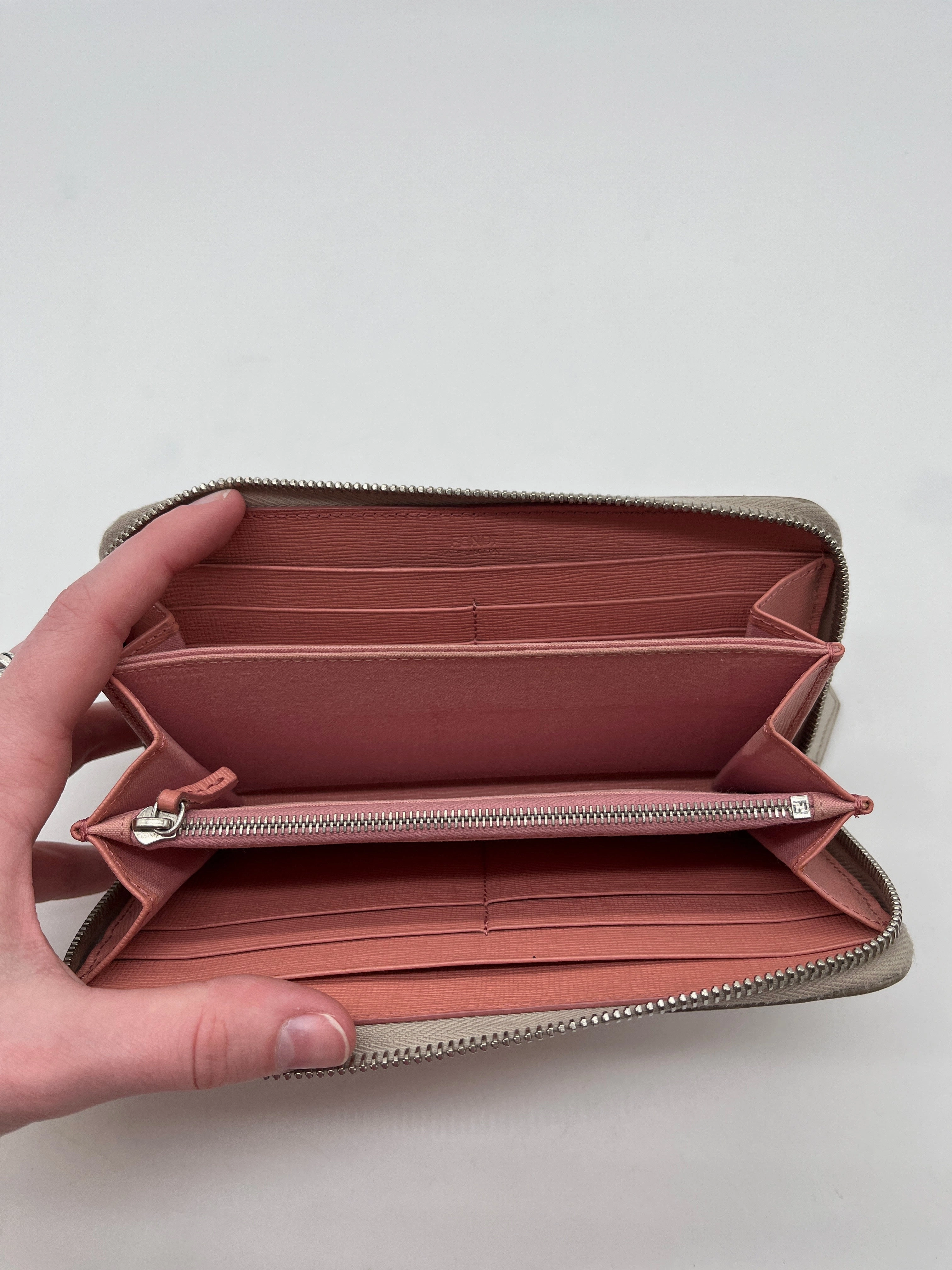 Wallet Luxury Designer By Fendi, Size: Medium