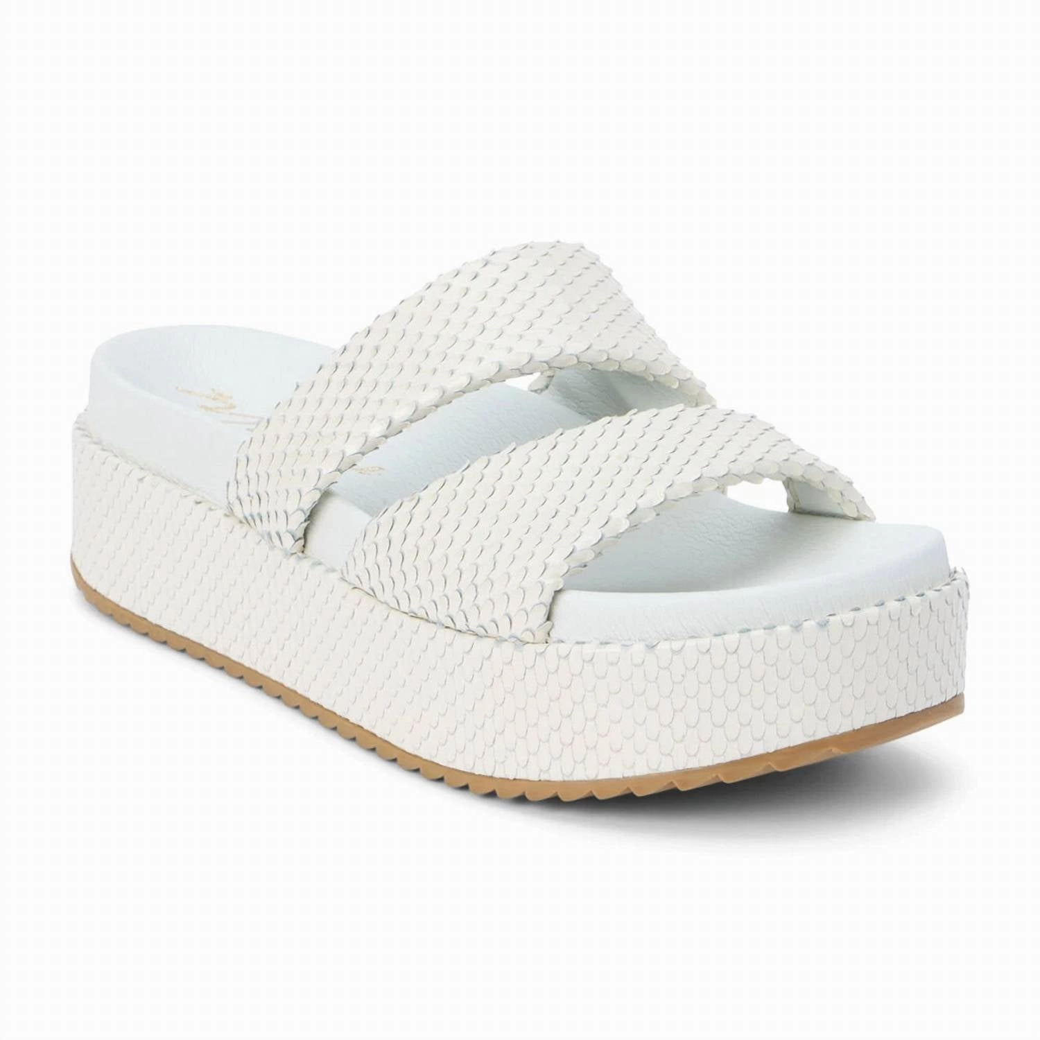 Women's Blaine Platform Sandal In White Snake