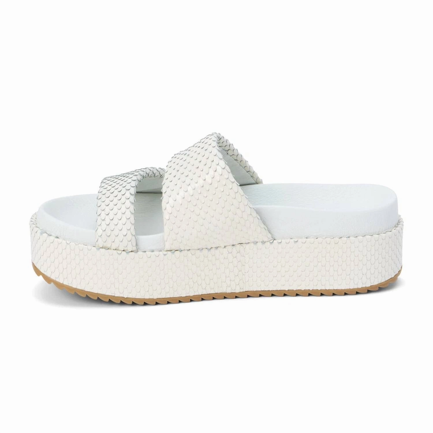 Women's Blaine Platform Sandal In White Snake