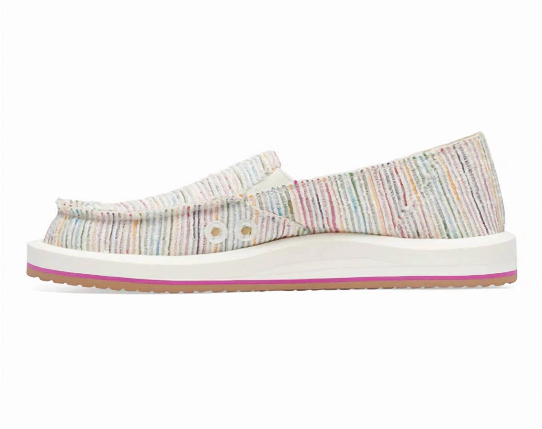 Women's Donna St Slip On In Summer Cord Rainbow