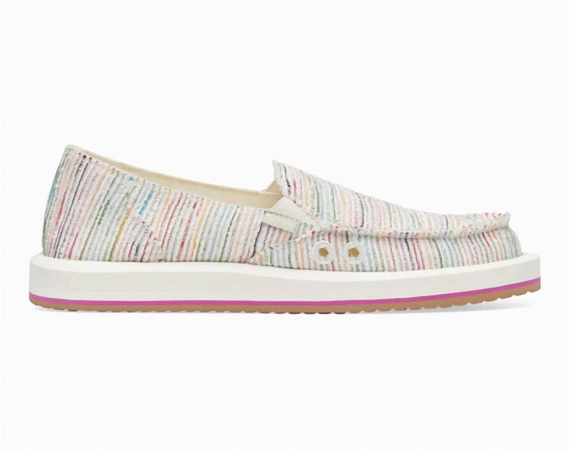 Women's Donna St Slip On In Summer Cord Rainbow