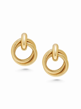 Women's Double Hoop Earrings