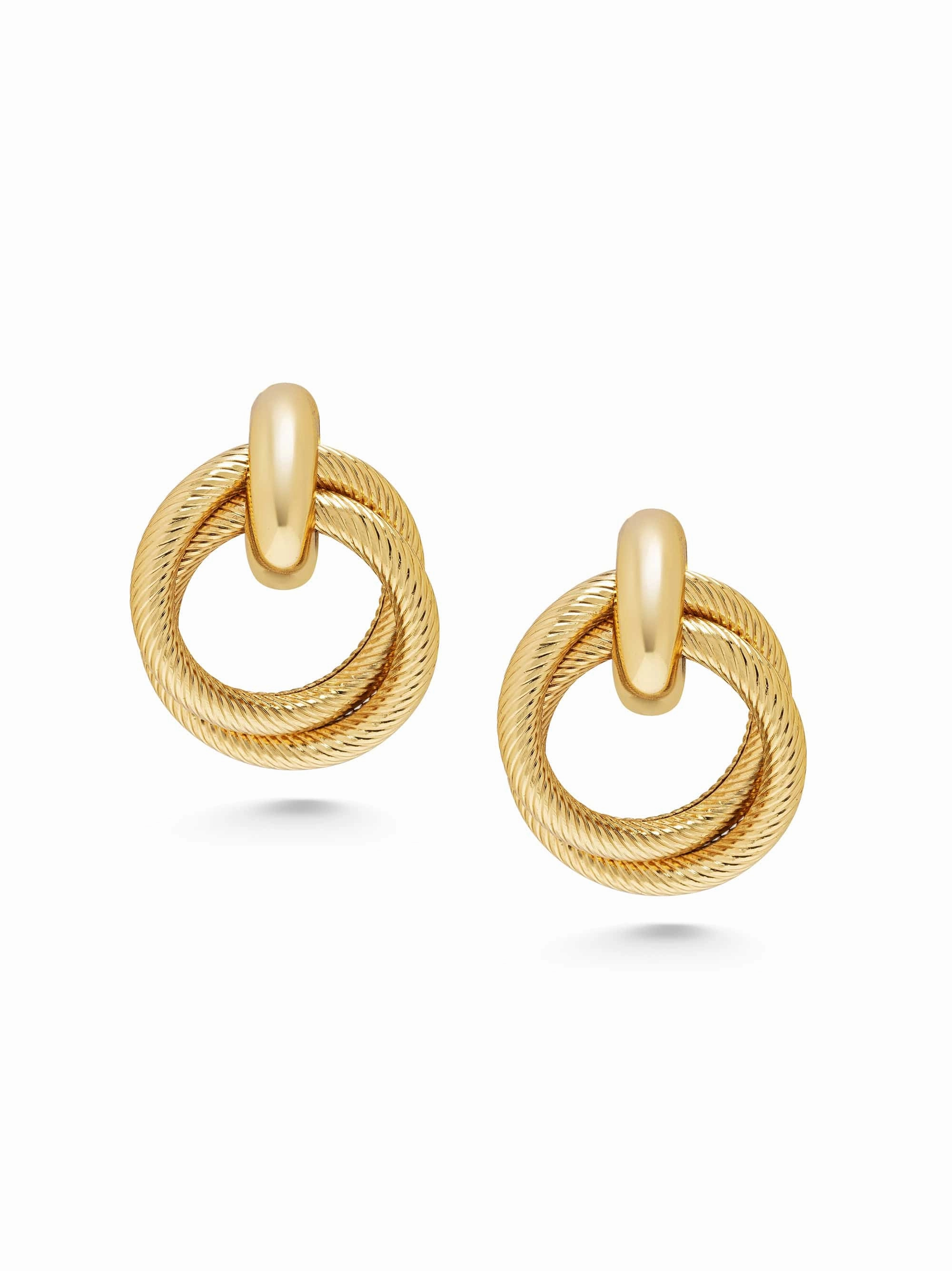 Women's Double Hoop Earrings