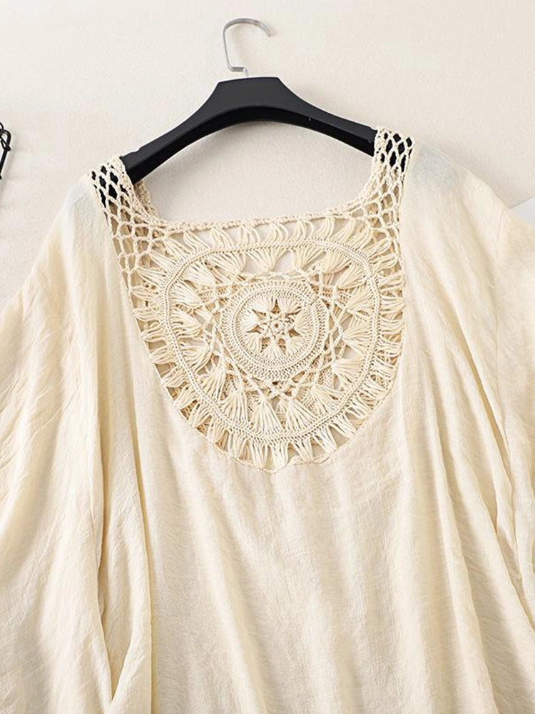 Women's Hollow Out Tassel Bathing Suit Bikini Stylish Beach Cover ups