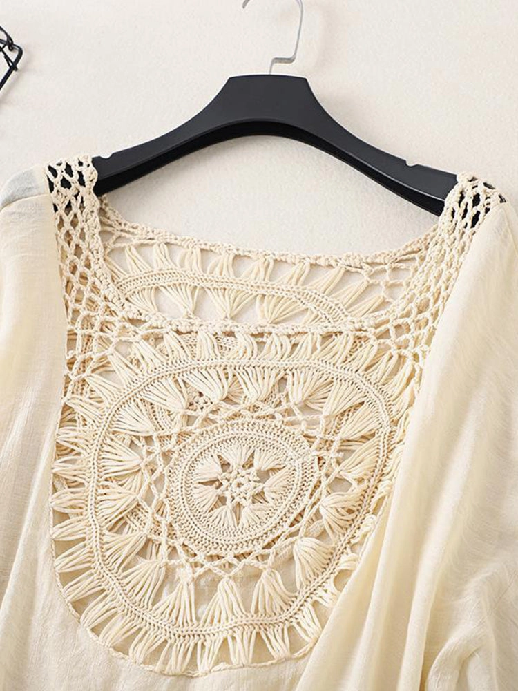Women's Hollow Out Tassel Bathing Suit Bikini Stylish Beach Cover ups