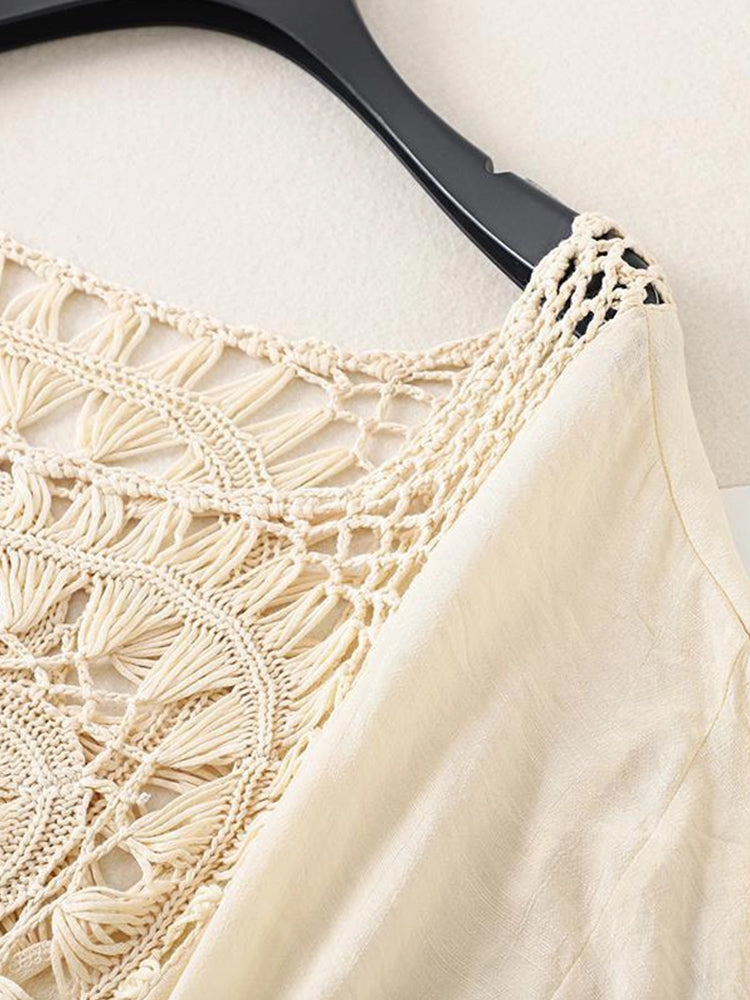 Women's Hollow Out Tassel Bathing Suit Bikini Stylish Beach Cover ups