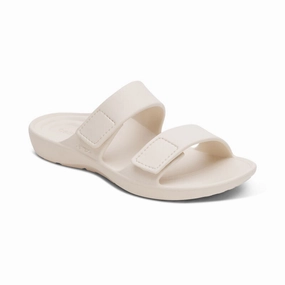 Women's Kaia Two Band Slide Ivory
