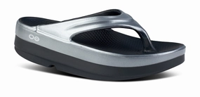 Women's OOmega OOlala Stacked Sandal - Basalt (SALE)