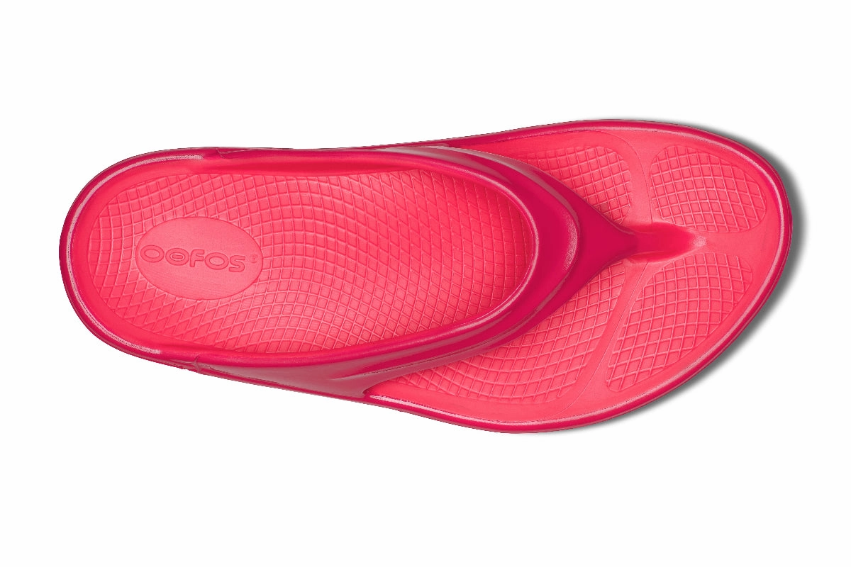 Women's OOmega OOlala Stacked Sandal - Neon Berry Punch